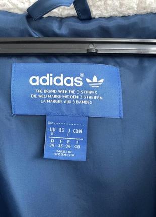 Подовжена куртка пуховик adidas6 фото