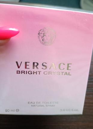 Versace bright crystal edt 90 ml5 фото