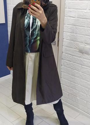 Тренч от kaliko полиэстер+ацетат 14 размер