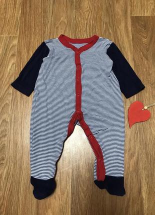 Человечек боди в полоску george