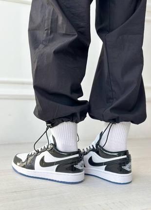 Женские кроссовки nike air jordan 1 low concord2 фото