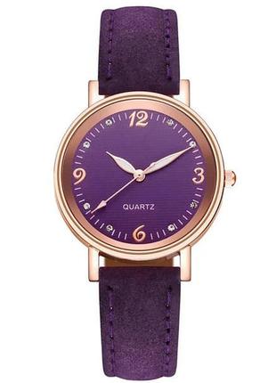 Годинник жіночий фіолетовий колір
