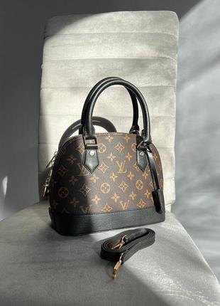 Женская сумка louis vuitton alma (brown)