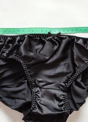 Шёлк шелковые трусы женские черные трусики с шелка3 фото