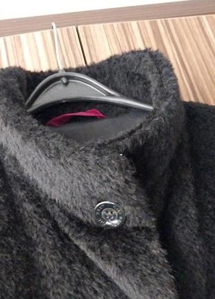 Шикарное премиальное натуральное меховое пальто лёгкая шубка шерсть и альпака лимитированная коллекция gil bret4 фото