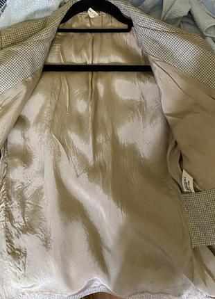 Стильный винтажный шерстяной жакет пиджак4 фото