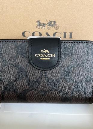 Гаманець coach corner zip
