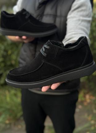 Черевики італійська 🇮🇹 замша топсайдери ботинки