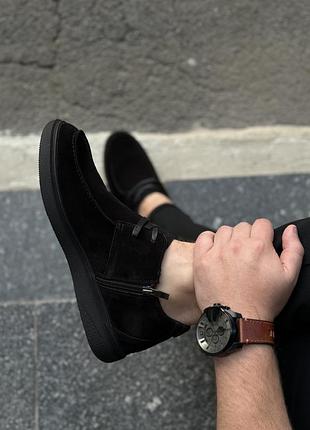 Черевики італійська 🇮🇹 замша топсайдери ботинки