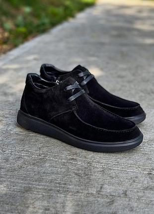 Черевики італійська 🇮🇹 замша топсайдери ботинки