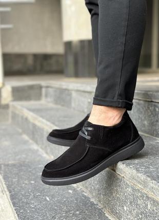 Черевики італійська 🇮🇹 замша топсайдери ботинки