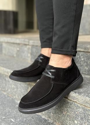 Черевики італійська 🇮🇹 замша топсайдери ботинки