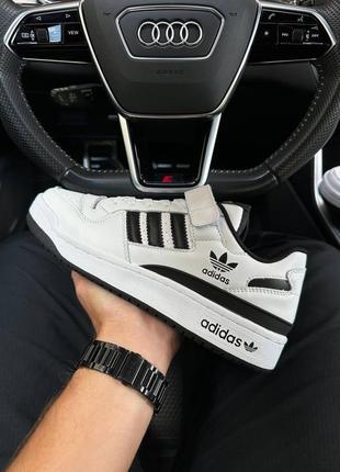 Чоловічі кросівки adidas forum 84 low white black/мужские кроссовки