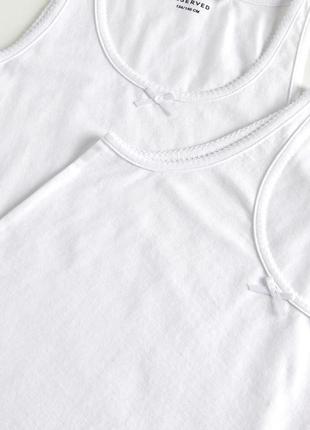 Бавовняні майки комплект 2 шт. reserved 6-8років