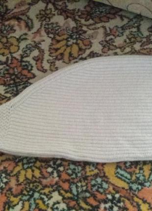 Женский кардиган кофта теплая шерсть вязаная бежевый цвет укороченный базовый стильный оверсайз идеальное состояние брендовый & other stories6 фото