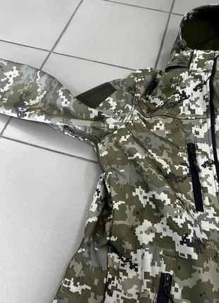 Військова куртка софтшелл піксель3 фото