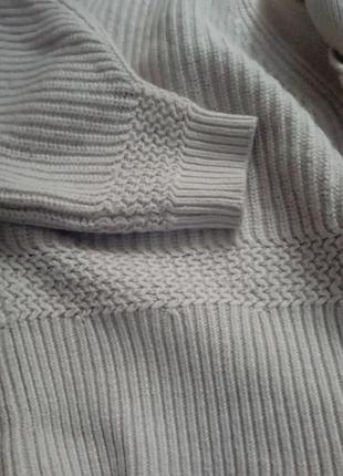 Женский кардиган кофта теплая шерсть вязаная бежевый цвет укороченный базовый стильный оверсайз идеальное состояние брендовый & other stories7 фото