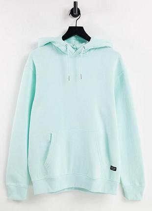 Мужское худи оверсайз с начесом jack & jones мужское худи / толстовка / кофта с капюшоном