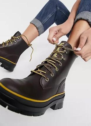 Високі черевики із водонепроникної шкіри timberland malynn ek waterproof