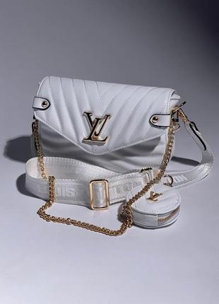 Сумка louis vuitton wave white gold