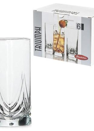 Набір склянок для коктейлю 300 мл 6 предметів triumph pasabahce 416301 фото