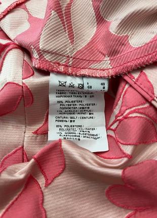 Pink, пышная юбочка из жаккардовой ткани, made in italy6 фото