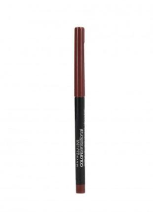 Олівець для губ maybelline new york color sensational shaping lip liner, 92 divine wine, вишневий/бордовий