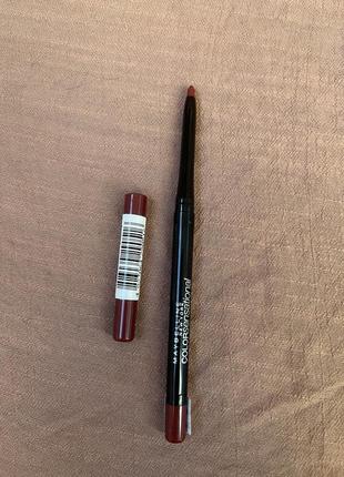 Карандаши для губ maybelline new york color sensational shaping lip liner, 92 divine wine, вишневый/бордовый3 фото