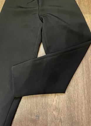 Брюки штаны черные на резинке классические5 фото