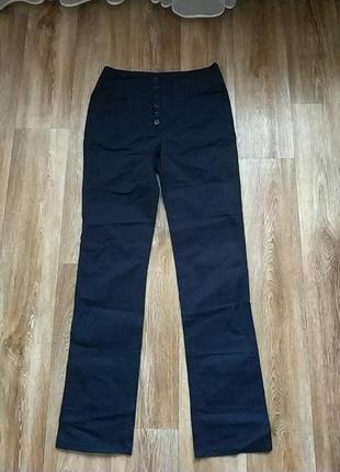 Штани жіночі ідеальний стан р 6-8, хлопок