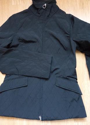 Фірмова стьобаний куртка h&m,чорна курточка,весна-осінь+подарунок ремінь5 фото