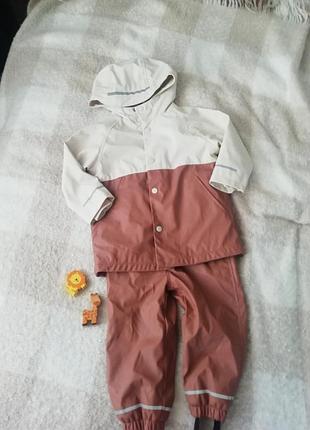 Комбинезон дождевик брюки на флисе zara