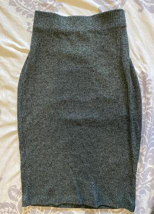 Юбка юбка резинка рубчик вязаная orsay1 фото