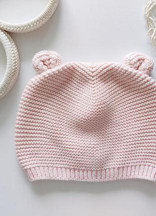 В'язана демісезонна шапка  артикул: 17373