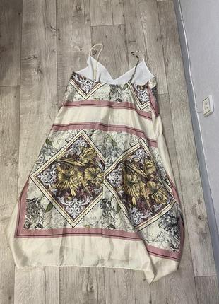Новое платье миди цветочный принт river island размер 50-528 фото