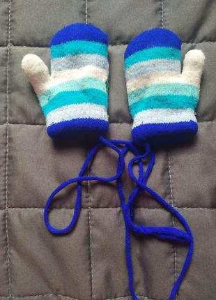 Распродажа! перчатки теплые снежинки2 фото