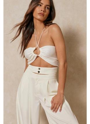 Легкий мягкий вязаный топ размера s от misspap