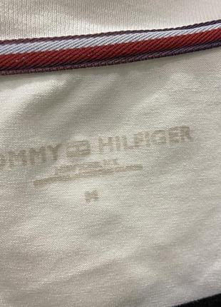 Белый лонгслив tommy hilfiger s/m5 фото