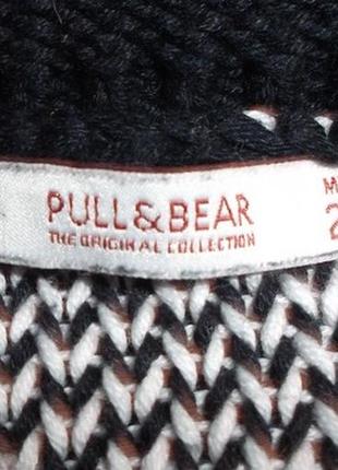 Свитер оверсайз джемпер стильно бохо р. m - pull&bear свитшот пуловер базовый модный5 фото