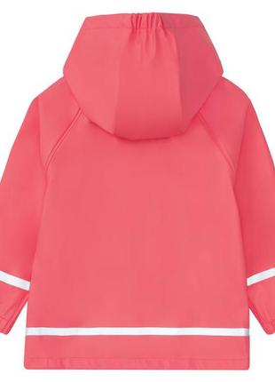 Куртка-дождевик водоотталкивающая и ветрозащитная для девочки lupilu 370671 086-92 см (12-24 months)3 фото