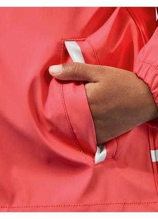 Куртка-дождевик водоотталкивающая и ветрозащитная для девочки lupilu 370671 086-92 см (12-24 months)5 фото