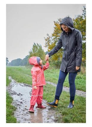 Куртка-дождевик водоотталкивающая и ветрозащитная для девочки lupilu 370671 086-92 см (12-24 months)7 фото