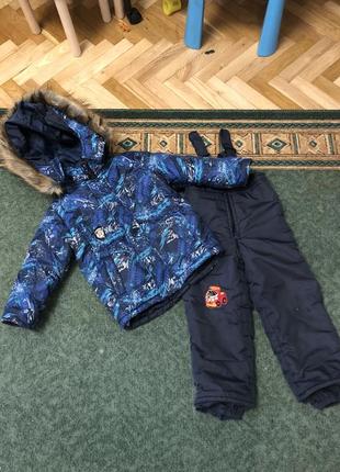 Зимний комплект: брюки и куртка, зимний комбинезон