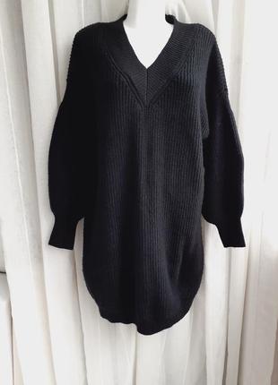Чорна сукня светр від asos розмір м2 фото