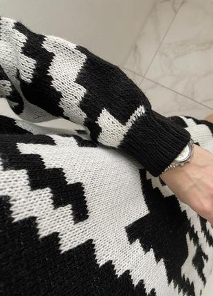 Теплое вязаное платье свитер италия эффектный теплый итальянский свитер9 фото