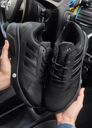 Мужские кроссовки адидас adidas cloudfoam чёрные термо4 фото
