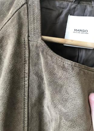 Куртка кожаная натуральная mango3 фото
