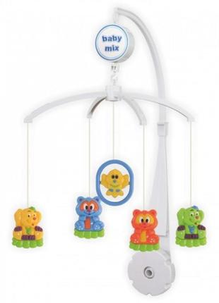 Мобиль baby mix пластиковый механический sk / 21300 зверюшки sk / 21300, зверюшки, мультиколир1 фото