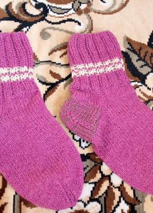 Вязание теплие носки