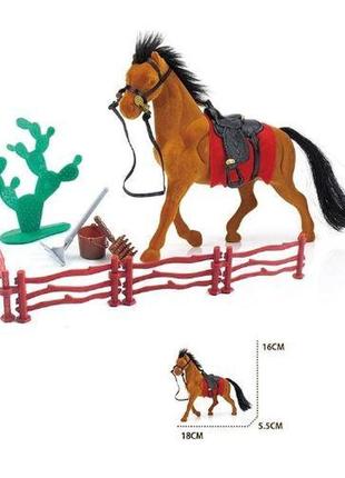 Конячка іграшка деталізована 88112  3 кольори, в пакеті, кінь